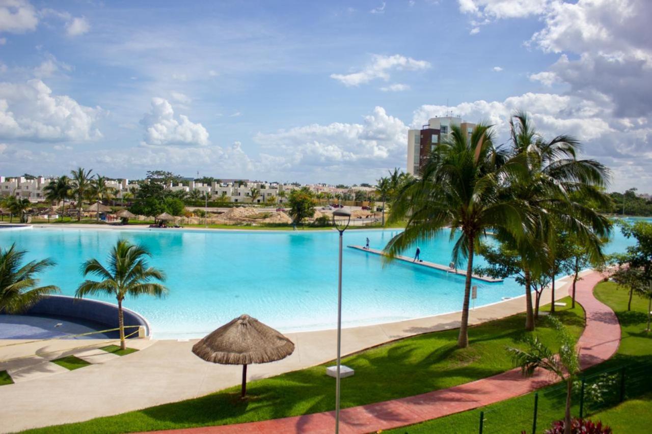 Departamento En Cancun Con 7 Albercas Tipo Playa Y Laguna Eksteriør bilde