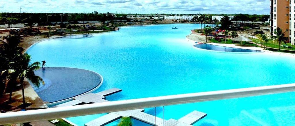Departamento En Cancun Con 7 Albercas Tipo Playa Y Laguna Eksteriør bilde